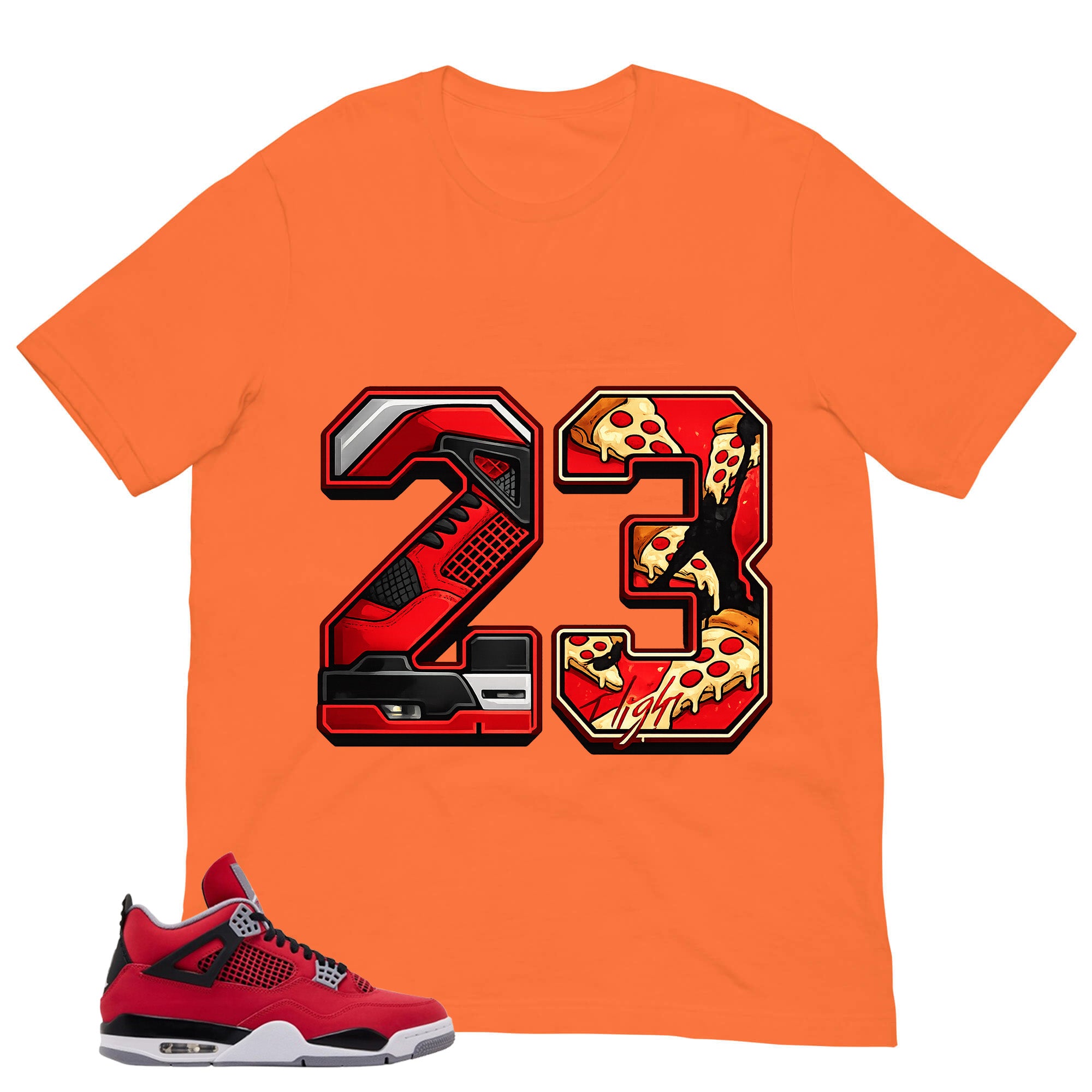 Number 23 Legend Shirt - Match Air Jordan 4 Toro Bravo