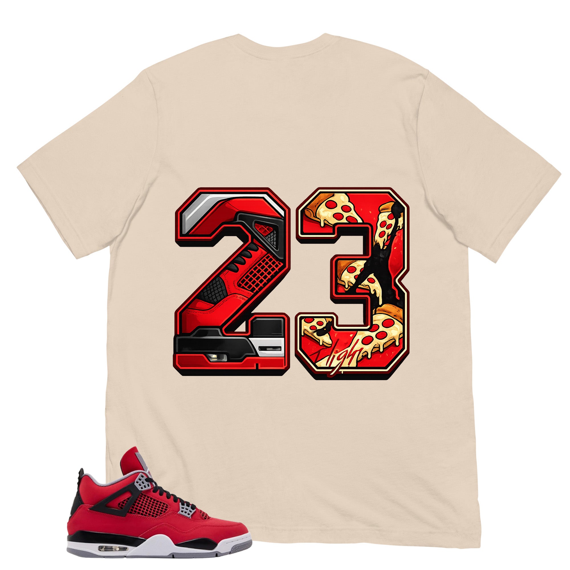 Number 23 Legend Shirt - Match Air Jordan 4 Toro Bravo