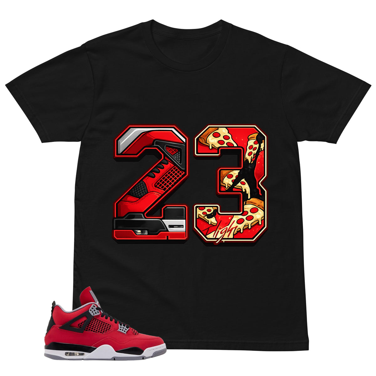 Number 23 Legend Shirt - Match Air Jordan 4 Toro Bravo