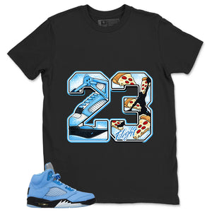 Graphic Tee Number 23 Legend Shirt - Matching Air Jordan 5 Retro SE UNC