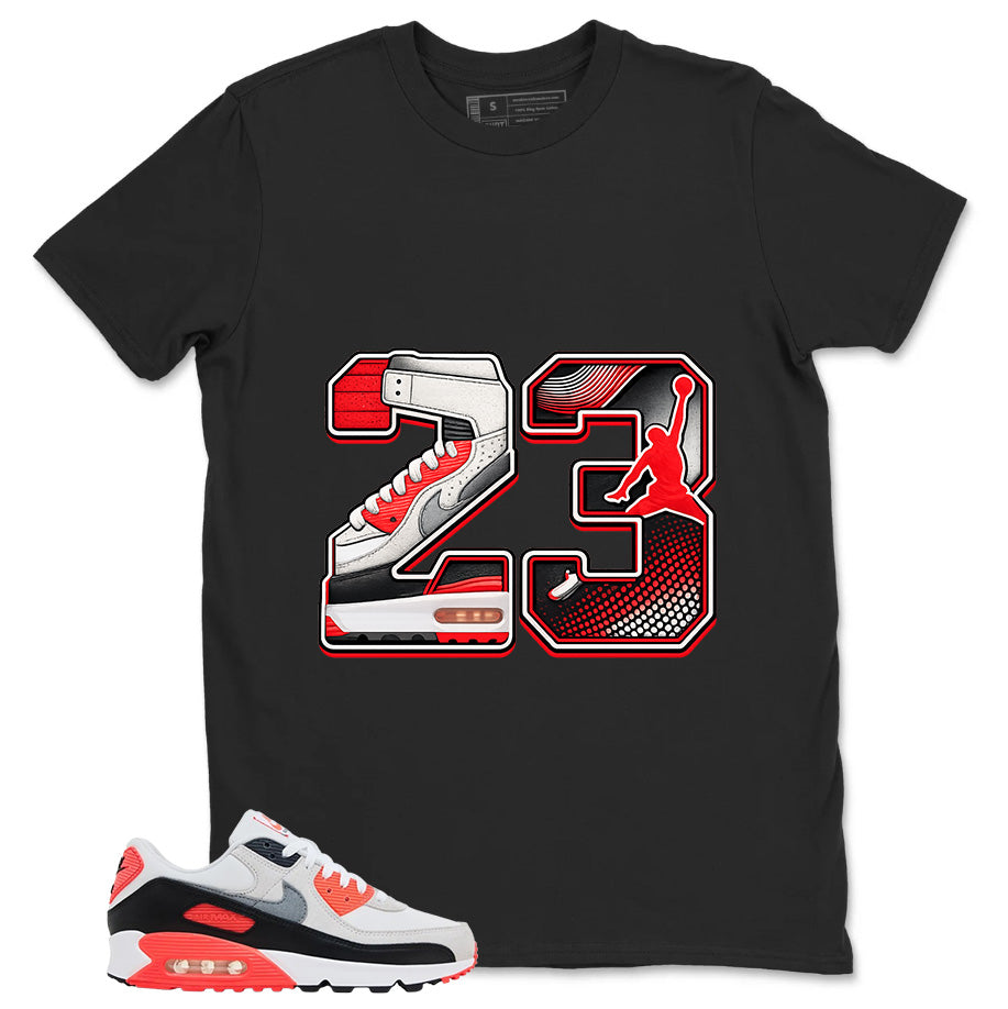 Number 23 MJ Shirt - Match Air Max 90 Infrared
