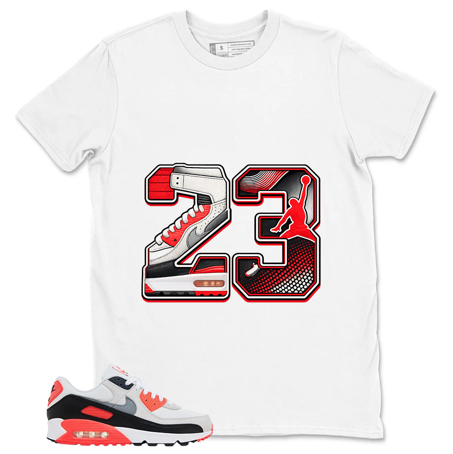 Number 23 MJ Shirt - Match Air Max 90 Infrared