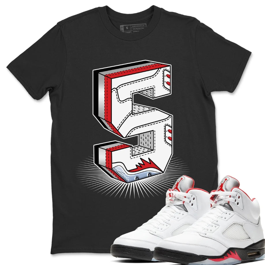 5 Series Shirt - Match Air Jordan 5 'Fire Red' 2025