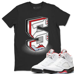 5 Series Shirt - Match Air Jordan 5 'Fire Red' 2025