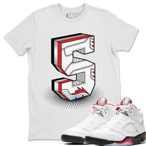 5 Series Shirt - Match Air Jordan 5 'Fire Red' 2025