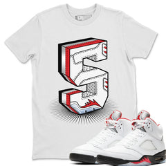 5 Series Shirt - Match Air Jordan 5 'Fire Red' 2025