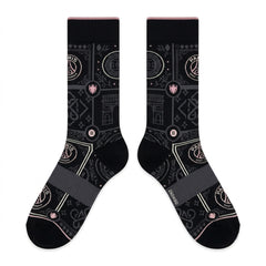 Off Noir Socks – PSG x Air Jordan 5 Inspired Mid-Calf Crew Socks