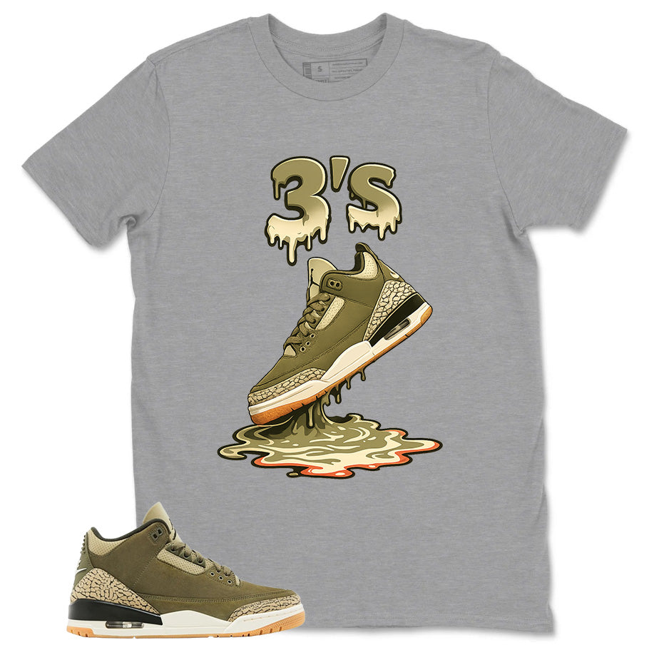 Olive Family Affair 3s Zadago Shirt 3's Dripping Graphic