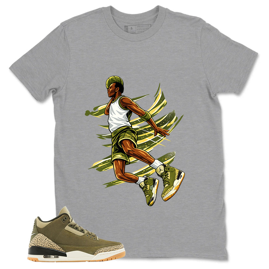 Olive Family Affair 3s Zadago Shirt Air Ball Graphic