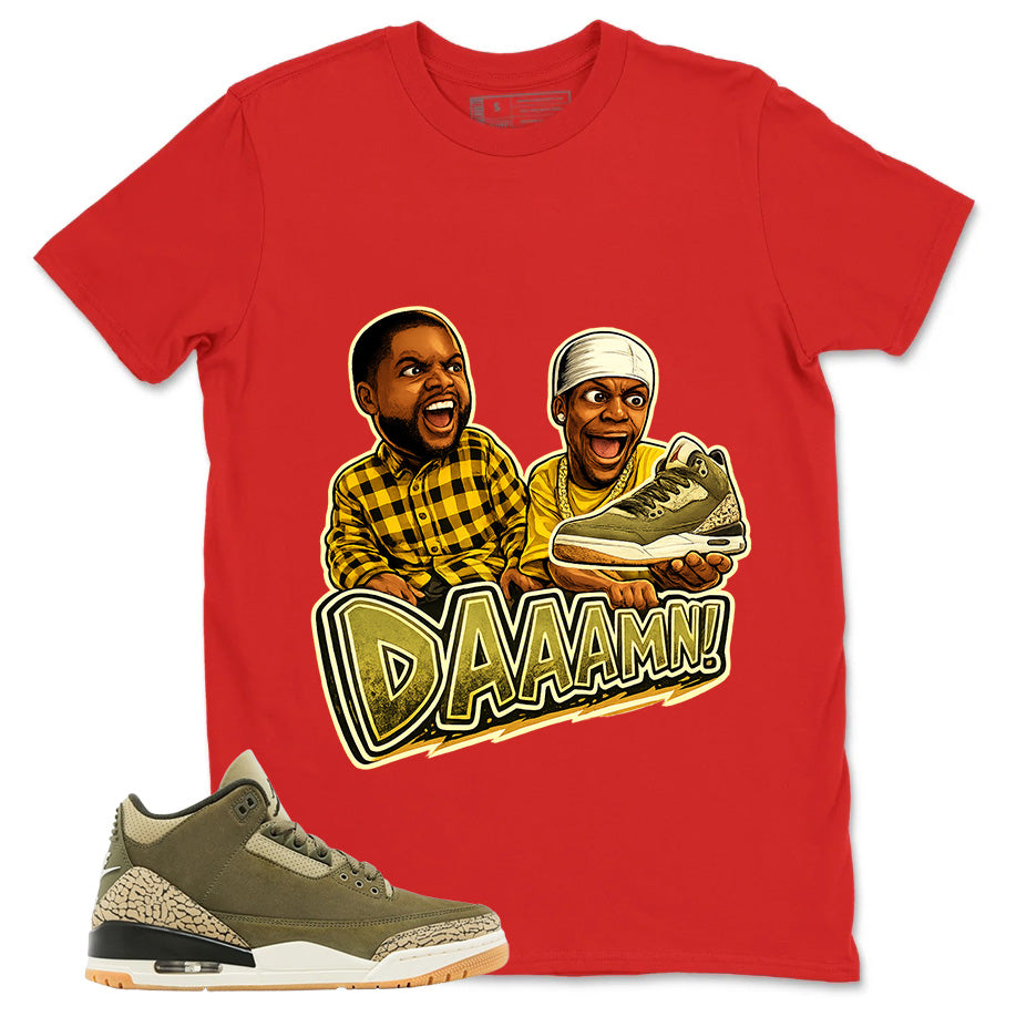 Olive Family Affair 3s Zadago Shirt Daaamn Sneaker Graphic