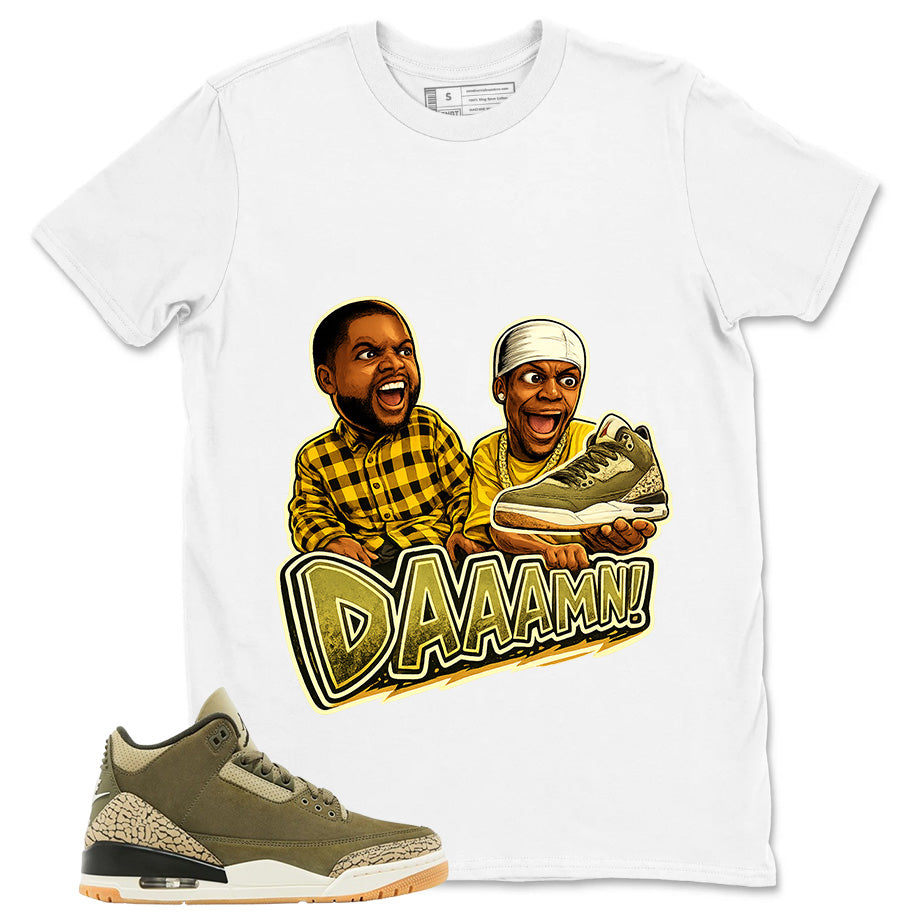 Olive Family Affair 3s Zadago Shirt Daaamn Sneaker Graphic