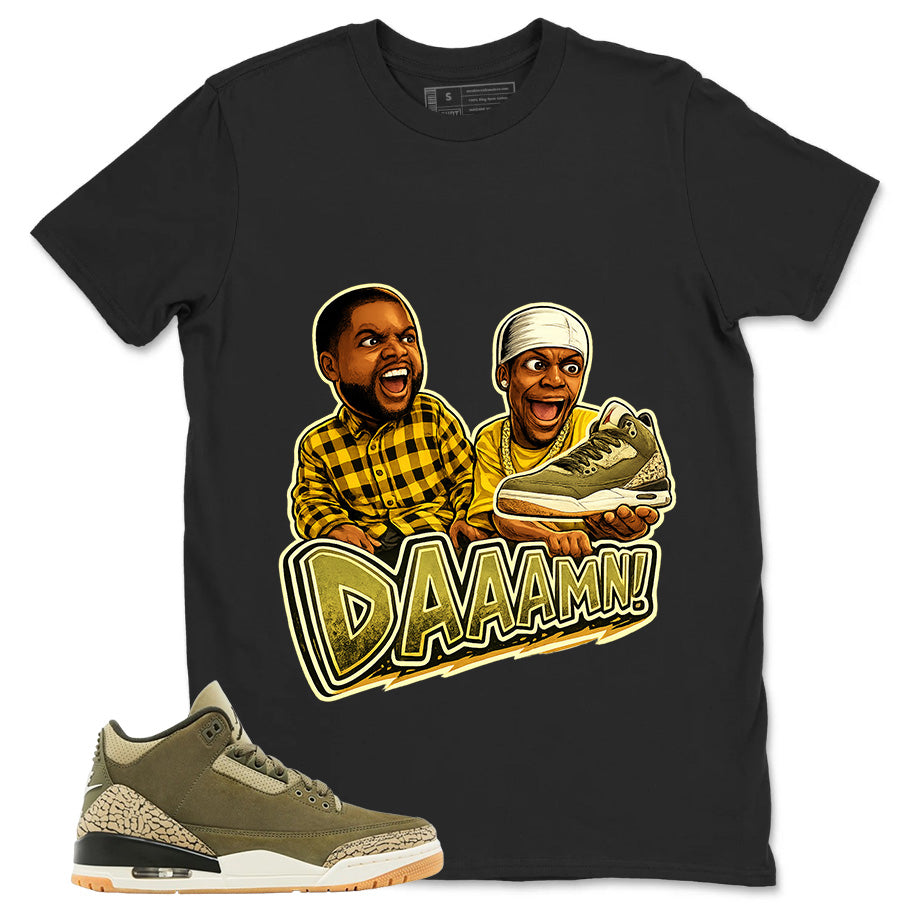 Olive Family Affair 3s Zadago Shirt Daaamn Sneaker Graphic