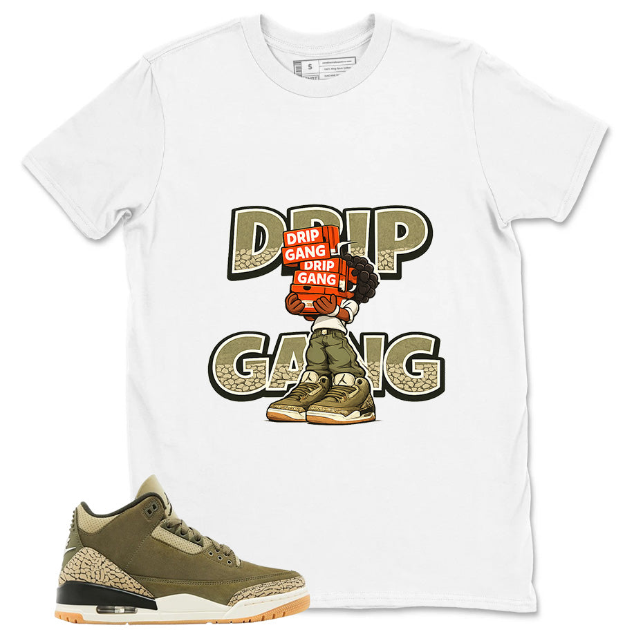 Olive Family Affair 3s Zadago Shirt Drip Gang Graphic
