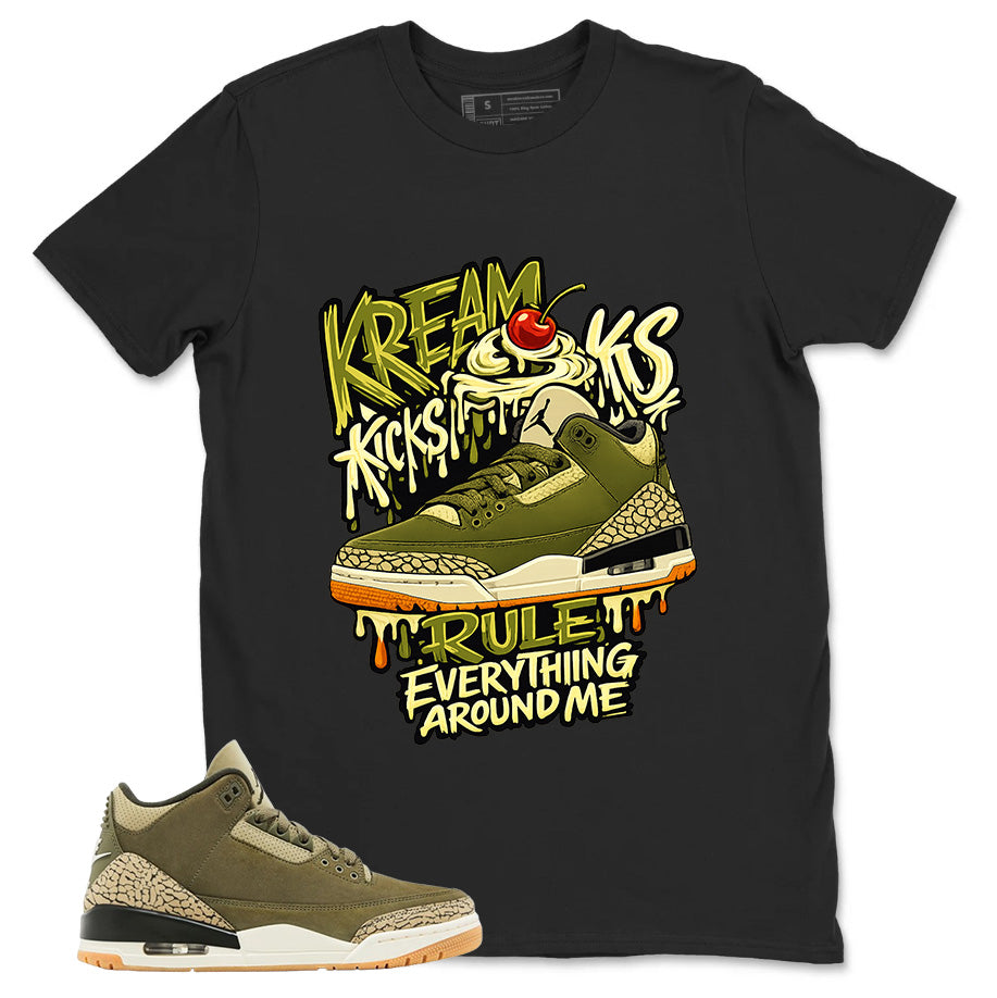 Olive Family Affair 3s Zadago Shirt Kream Kicks Graphic