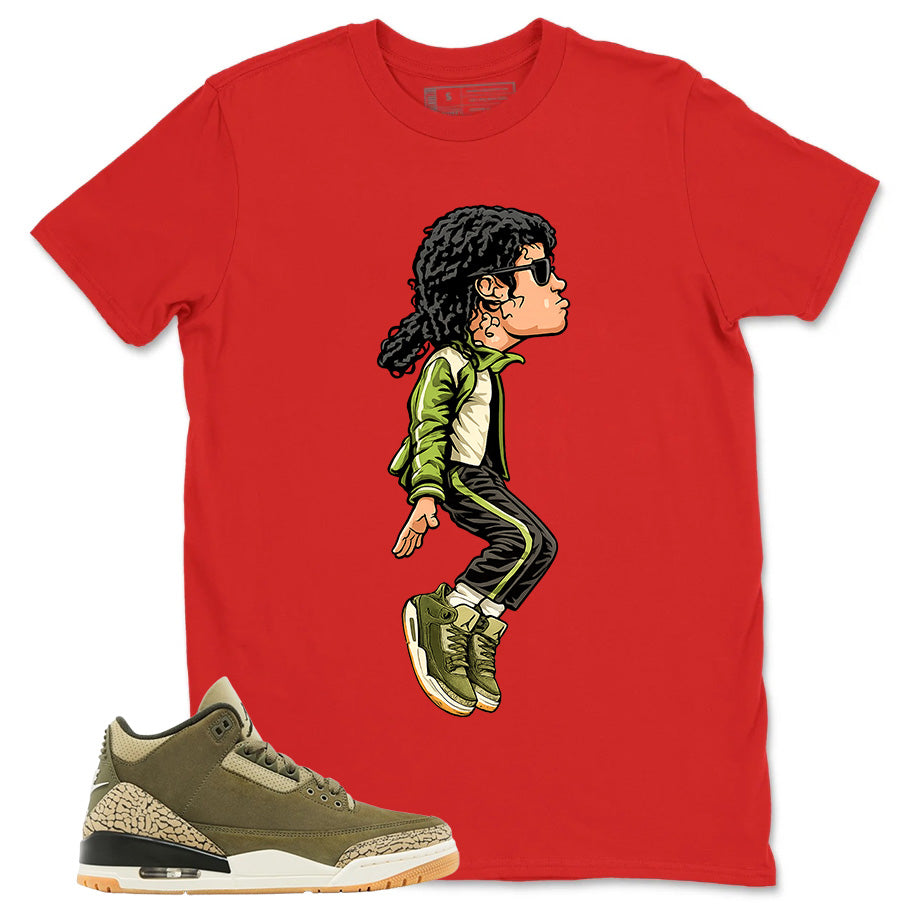 Olive Family Affair 3s Zadago Shirt M.Jackson Tiptoe Graphic