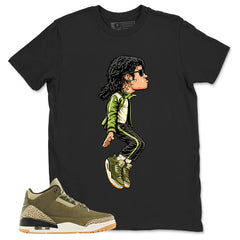 Olive Family Affair 3s Zadago Shirt M.Jackson Tiptoe Graphic