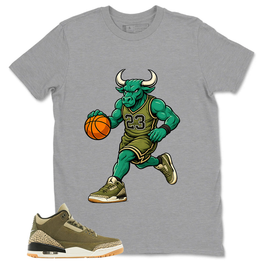 Olive Family Affair 3s Zadago Shirt Raging Bull Graphic