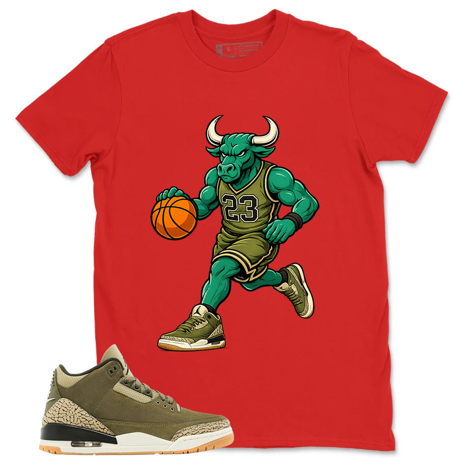 Olive Family Affair 3s Zadago Shirt Raging Bull Graphic