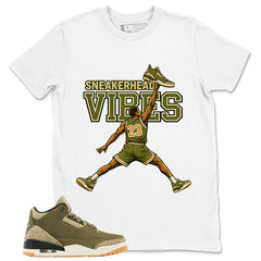 Olive Family Affair 3s Zadago Shirt Sneakerhead Vibes Graphic