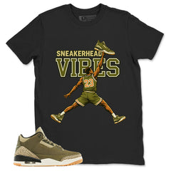 Olive Family Affair 3s Zadago Shirt Sneakerhead Vibes Graphic