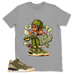Olive Family Affair 3s Zadago Shirt Talk To The Hand Graphic