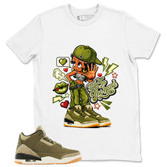 Olive Family Affair 3s Zadago Shirt Talk To The Hand Graphic