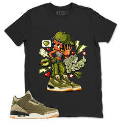 Olive Family Affair 3s Zadago Shirt Talk To The Hand Graphic