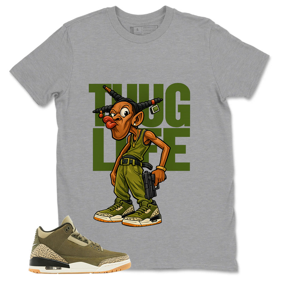 Olive Family Affair 3s Zadago Shirt Thug Life Graphic