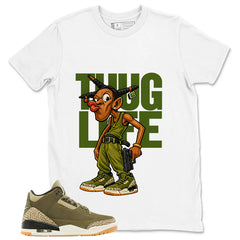 Olive Family Affair 3s Zadago Shirt Thug Life Graphic