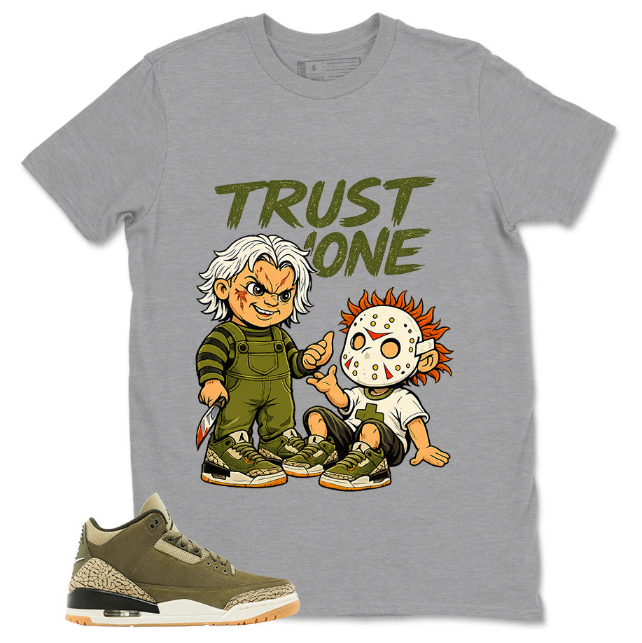 Olive Family Affair 3s Zadago Shirt Trust None Graphic