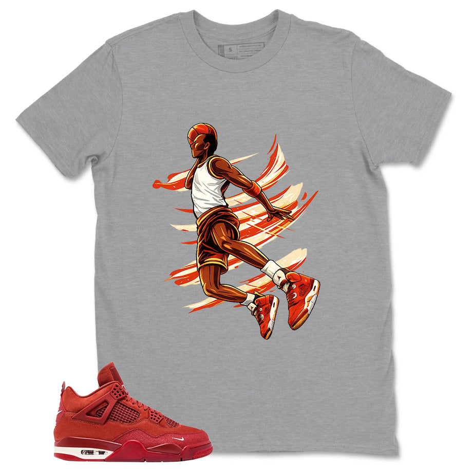 Orange Brick By Brick 4s Zadago Shirt Air Ball Graphic