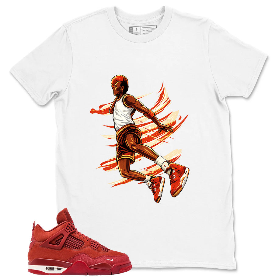 Orange Brick By Brick 4s Zadago Shirt Air Ball Graphic