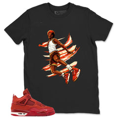 Orange Brick By Brick 4s Zadago Shirt Air Ball Graphic