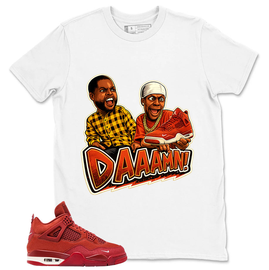 Orange Brick By Brick 4s Zadago Shirt Daaamn Sneaker Graphic