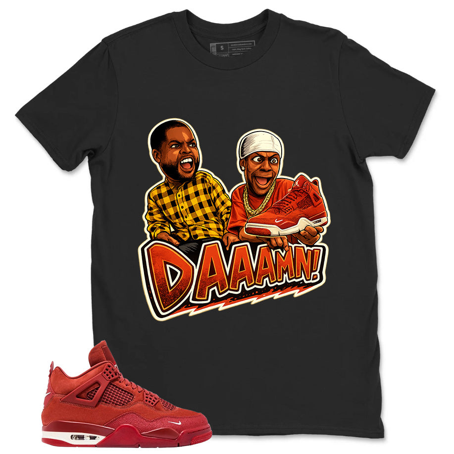 Orange Brick By Brick 4s Zadago Shirt Daaamn Sneaker Graphic