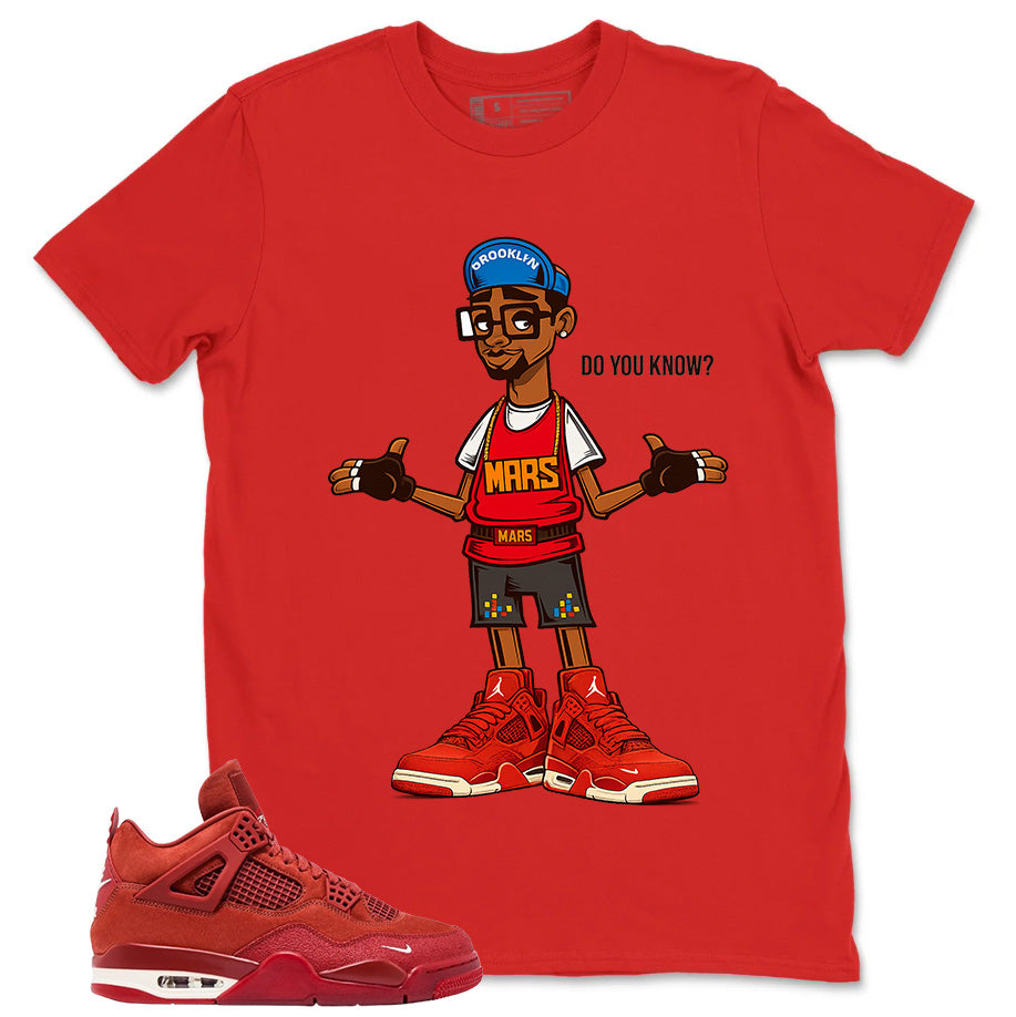 Orange Brick By Brick 4s Zadago Shirt Do You Know Mars Graphic