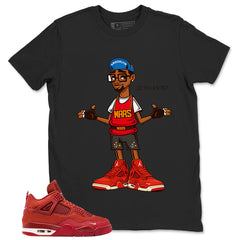 Orange Brick By Brick 4s Zadago Shirt Do You Know Mars Graphic