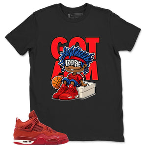 Orange Brick By Brick 4s Zadago Shirt Got 'Em Dope Graphic