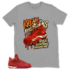 Orange Brick By Brick 4s Zadago Shirt Kream Kicks Graphic