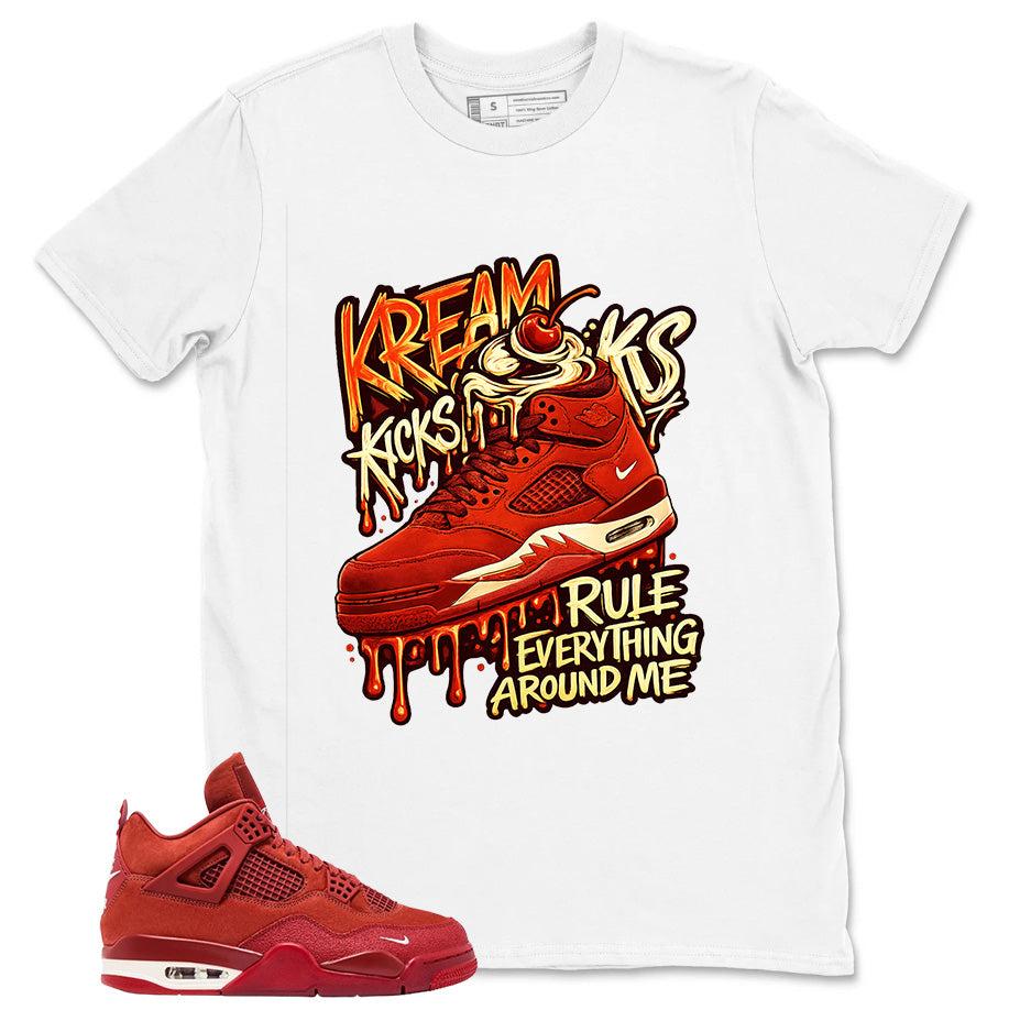 Orange Brick By Brick 4s Zadago Shirt Kream Kicks Graphic