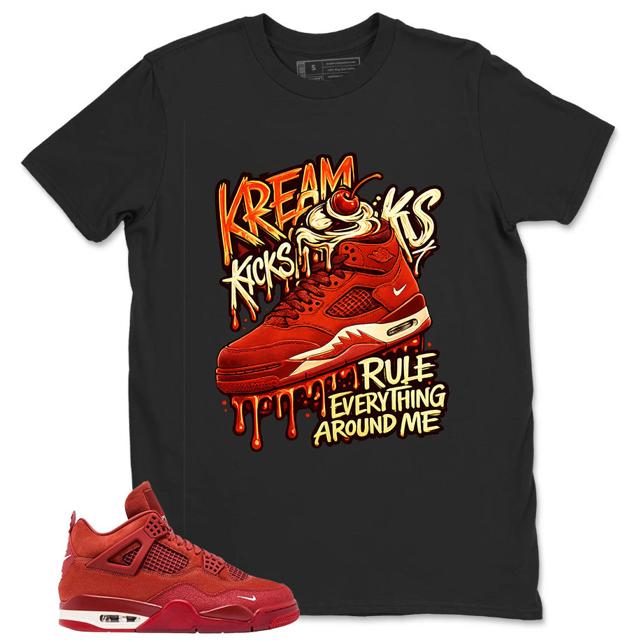 Orange Brick By Brick 4s Zadago Shirt Kream Kicks Graphic