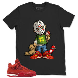 Orange Brick By Brick 4s Zadago Shirt Little Jason Graphic