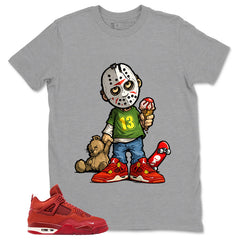Orange Brick By Brick 4s Zadago Shirt Little Jason Graphic