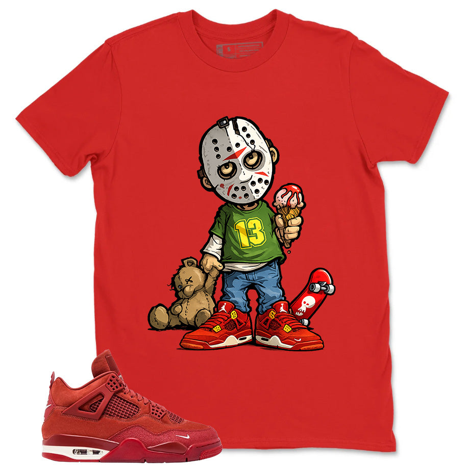 Orange Brick By Brick 4s Zadago Shirt Little Jason Graphic