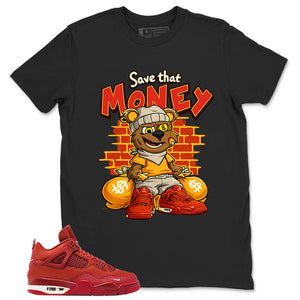 Orange Brick By Brick 4s Zadago Shirt Save That Money Graphic