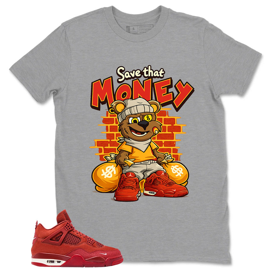 Orange Brick By Brick 4s Zadago Shirt Save That Money Graphic