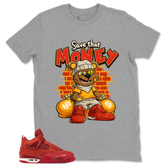 Orange Brick By Brick 4s Zadago Shirt Save That Money Graphic