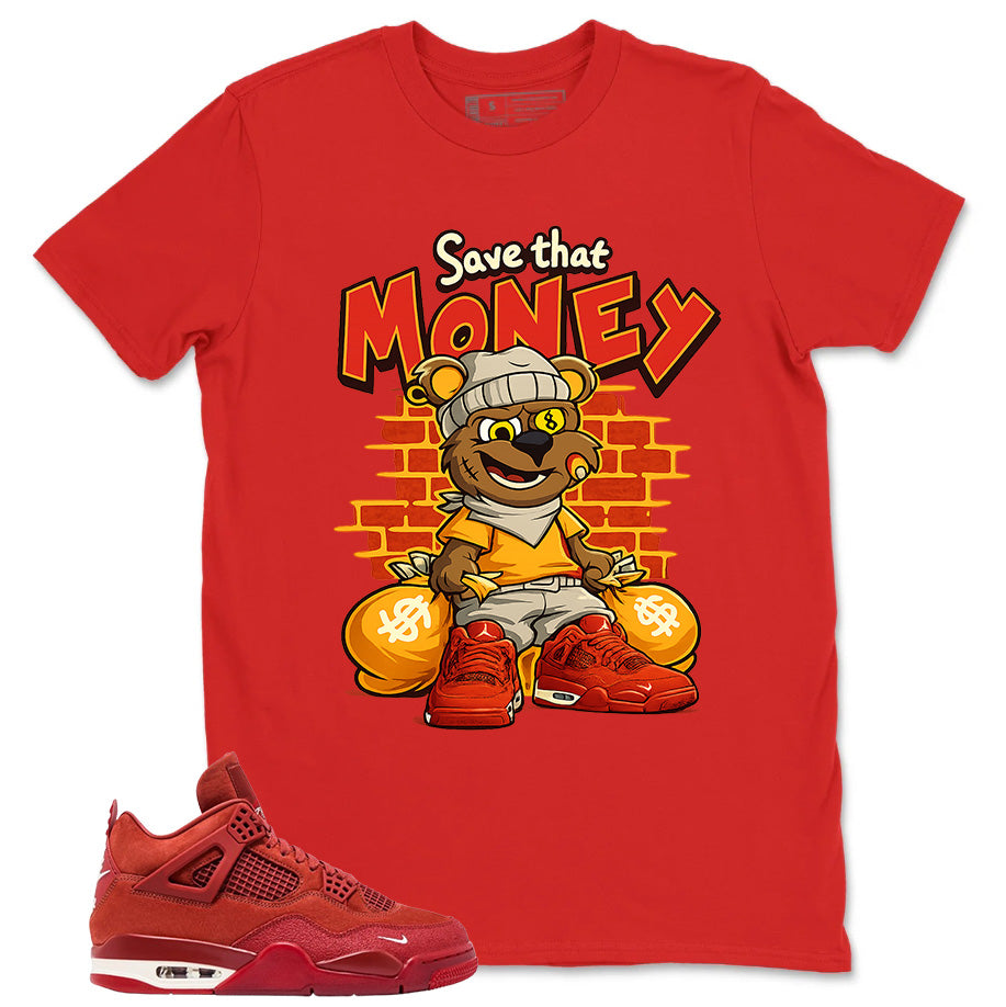 Orange Brick By Brick 4s Zadago Shirt Save That Money Graphic