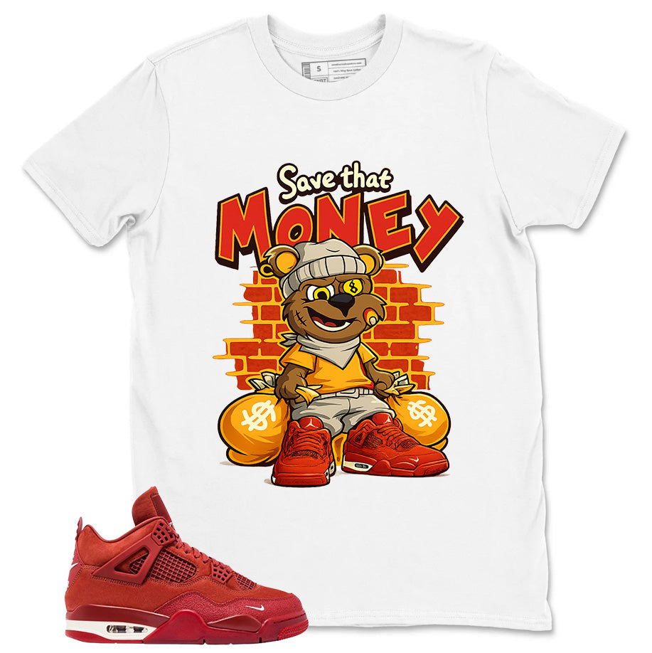 Orange Brick By Brick 4s Zadago Shirt Save That Money Graphic