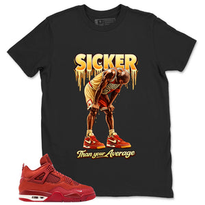 Orange Brick By Brick 4s Zadago Shirt Sicker MJ Graphic